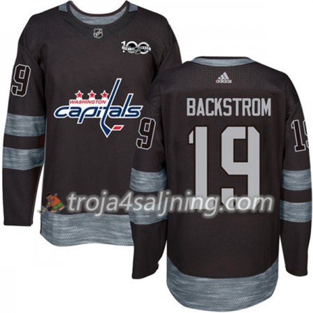 Washington Capitals tröja Nicklas Backstrom 19 1917-2017 100th Anniversary Adidas Svart Authentic - NHL Tröjor Herr Washington Capitals tröja Nicklas Backstrom 19 1917-2017 100th Anniversary Adidas Svart Authentic - NHL Tröjor Herr